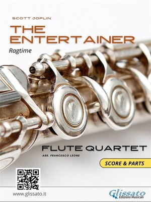 cover image of Flute Quartet--The Entertainer (score & parts)